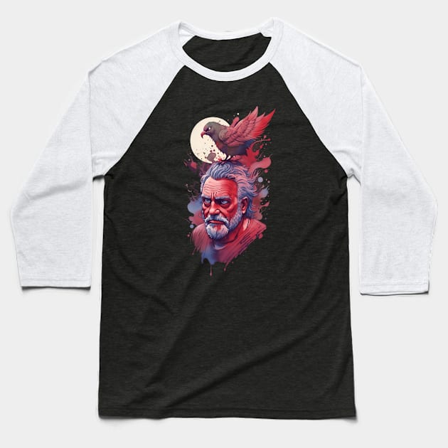 Henry Charles Bukowski Baseball T-Shirt by Shop Goods